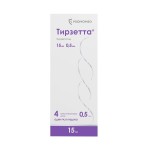 Тирзетта, раствор для подкожного введения 15 мг 0.5 мл 4 шт шприцы в автоинжекторах