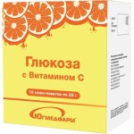 Глюкоза с витамином С, порошок 25 г 10 шт БАД (витамин С 300 мг) саше-пакеты
