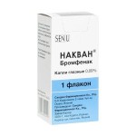НАКВАН, капли глазные 0.09% 5 мл 1 шт фл.