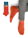 Носки мужские, Omsa (Омса) р. 42-44 (27-29) ECO Colors 402 Эко колорс укороченные Orange оранжевый