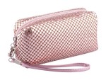 Косметичка, Gourmandise (Гурмандиз) металлическая вечерняя розовая